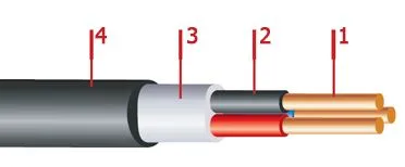 Кабель ВВГз 1х4