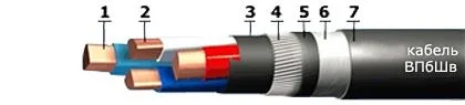 Кабель ВПбШв 3х1,5